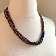 Load image into Gallery viewer, THE ROYAL TREATMENT beaded 'wristlace' wrap bracelet/necklace in one