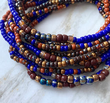 Load image into Gallery viewer, THE ROYAL TREATMENT beaded 'wristlace' wrap bracelet/necklace in one