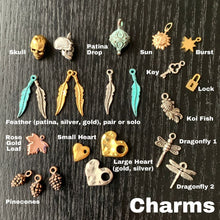 Load image into Gallery viewer, GREAT GIFTS! Customize with Charms. Unisex Gift. Couples Gift. Gifts for Men.
