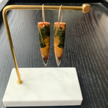 Load image into Gallery viewer, DRAMATIC JASPER EARRINGS One of a kind!