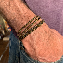 Load image into Gallery viewer, GREAT GIFT! Beaded wristlace you can customize! Unisex, for couples, for men, for you!