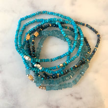 Load image into Gallery viewer, APATITE gemstone single-strand bracelet