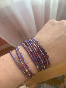 JUST FOR YOU custom-made 'wristlace' wrap bracelet/necklace