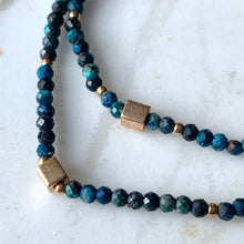 Load image into Gallery viewer, CHRYSCOLLA gemstone single-strand bracelet