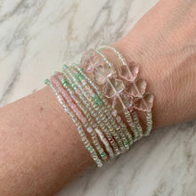Load image into Gallery viewer, SPRING LEAVES beaded wristlace