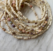 Load image into Gallery viewer, SANTE FE WHITE beaded wristlace