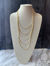 Load image into Gallery viewer, IVORY AND GOLD beaded wrap bracelet / 'wristlace'