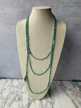 Load image into Gallery viewer, TURQUOISE BEAUTY beaded gemstone 'wristlace'