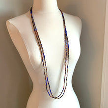 Load image into Gallery viewer, THE ROYAL TREATMENT beaded 'wristlace' wrap bracelet/necklace in one