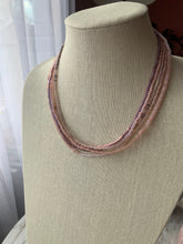 Load image into Gallery viewer, PINK OPAL LUXURY beaded gemstone 'wristlace'