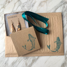Load image into Gallery viewer, PICASSO JASPER and 14k goldfill earrings