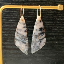 Load image into Gallery viewer, DENDRITE OPAL 14k goldfill earrings