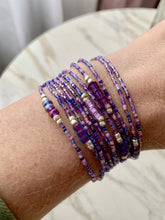Load image into Gallery viewer, PLUM PERFECT beaded 'wristlace'