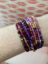 Load image into Gallery viewer, REGAL GARNET gemstone 'wristlace'