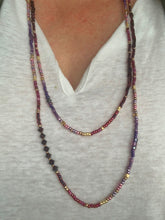 Load image into Gallery viewer, REGAL GARNET gemstone 'wristlace'