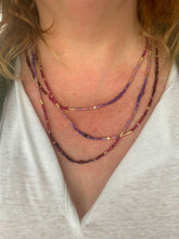 Load image into Gallery viewer, REGAL GARNET gemstone 'wristlace'