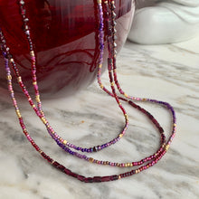 Load image into Gallery viewer, REGAL GARNET gemstone 'wristlace'