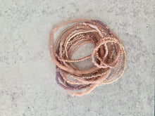Load image into Gallery viewer, PINK OPAL LUXURY beaded gemstone 'wristlace'