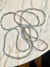Load image into Gallery viewer, ELEGANT LABRADORITE beaded gemstone 'wristlace'