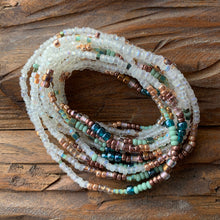 Load image into Gallery viewer, GREEK PATINA beaded &#39;wristlace&#39;