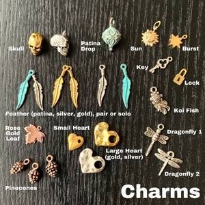 GREAT GIFTS! Customize with Charms. Unisex Gift. Couples Gift. Gifts for Men.