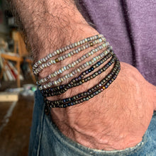 Load image into Gallery viewer, GREAT GIFT! Beaded wristlace you can customize! Unisex, for couples, for men, for you!