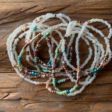 Load image into Gallery viewer, GREEK PATINA beaded &#39;wristlace&#39;