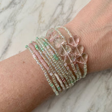 Load image into Gallery viewer, SPRING LEAVES beaded wristlace