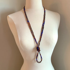 THE ROYAL TREATMENT beaded 'wristlace' wrap bracelet/necklace in one