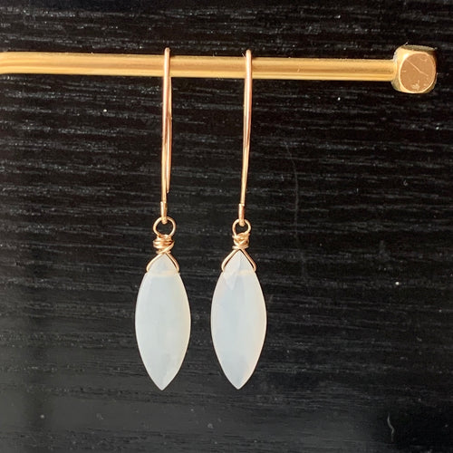 MOONSTONE MARQUIS Drop Earrings