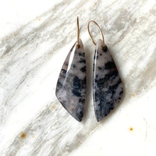 Load image into Gallery viewer, DENDRITE OPAL 14k goldfill earrings