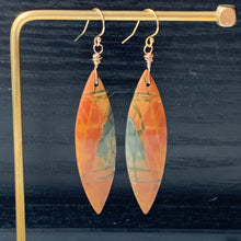 Load image into Gallery viewer, PICASSO JASPER and 14k goldfill earrings