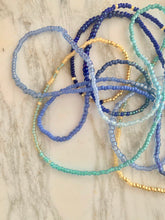 Load image into Gallery viewer, SAND SEA SKY beaded &#39;wristlace&#39;