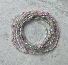 Load image into Gallery viewer, PASTEL GEMS beaded &#39;wristlace&#39;